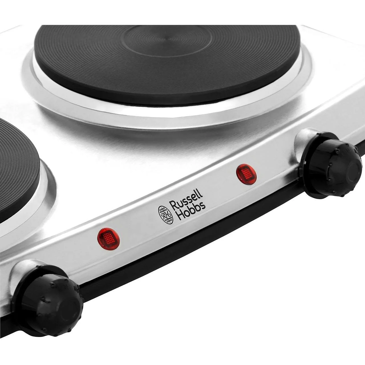 Russell Hobbs 25CM 2 Zone Electric Mini Hob - Stainless Steel | 15199 - Image 4