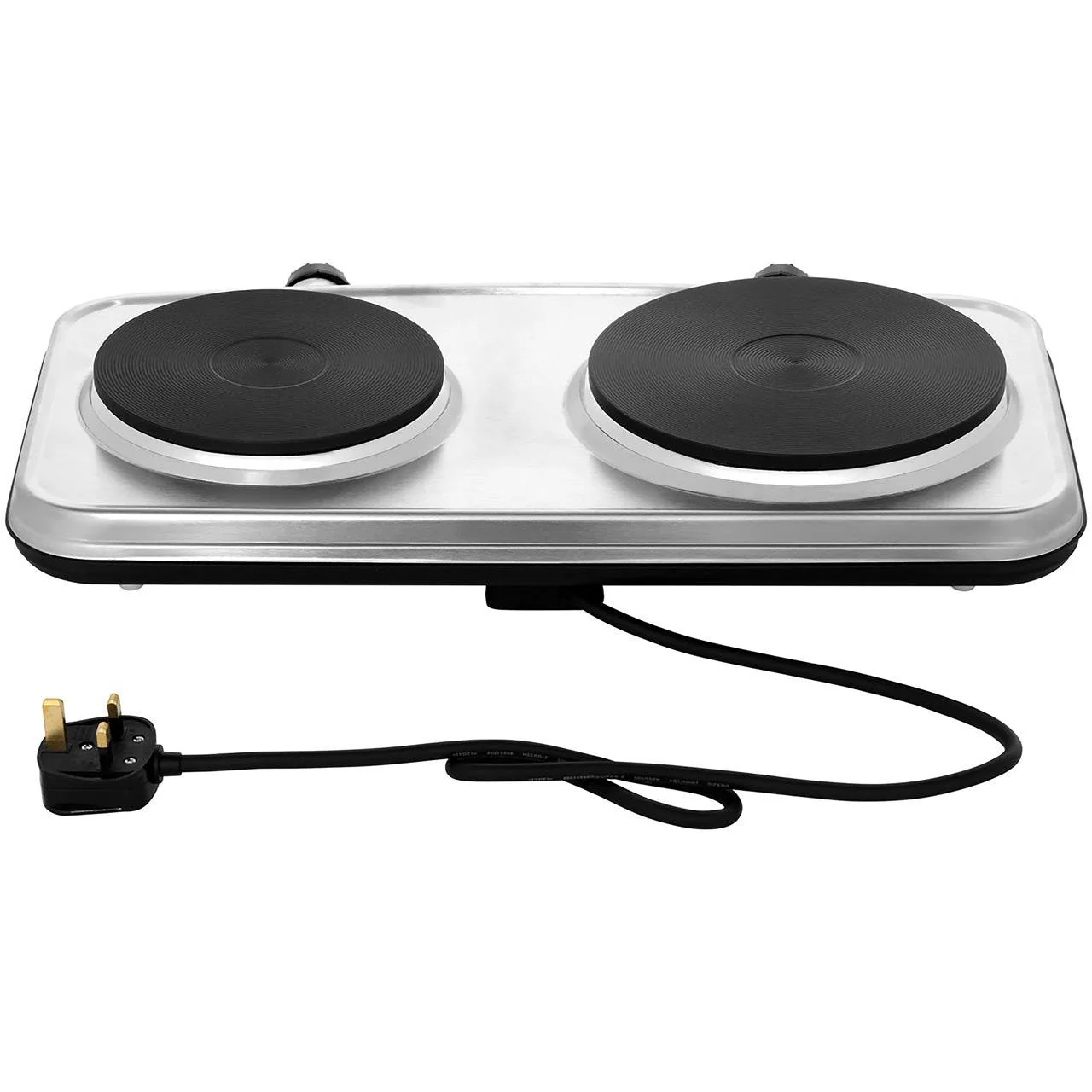 Russell Hobbs 25CM 2 Zone Electric Mini Hob - Stainless Steel | 15199 - Image 6