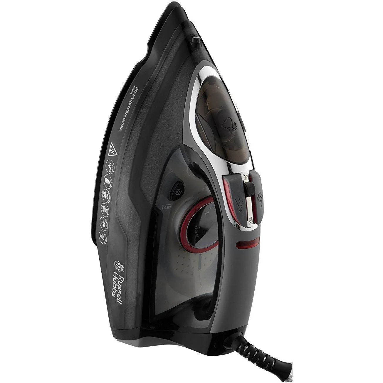 Russell Hobbs 3100W Power Steam Ultra Iron - Black | 20630 - Image 2