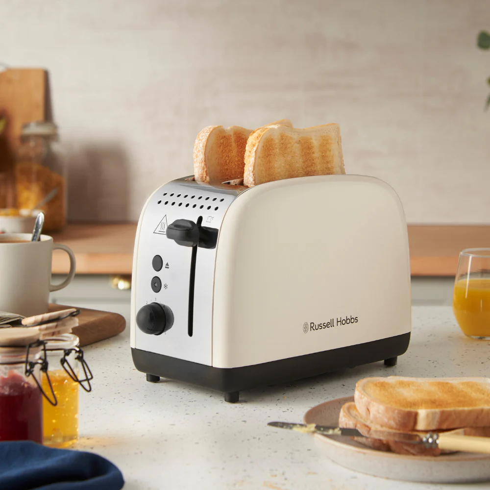 Russell Hobbs Classics 2 Slice Toaster - Jasmine White | 26930 - Image 4