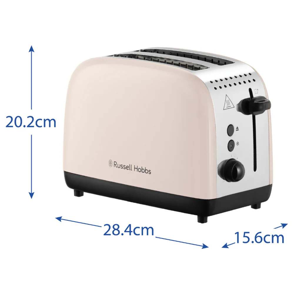 Russell Hobbs Classics 2 Slice Toaster - Jasmine White | 26930 - Image 8