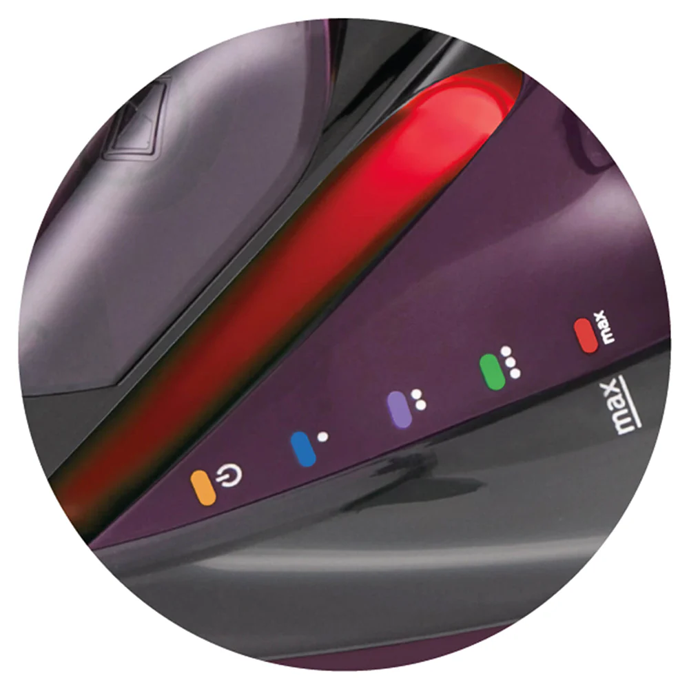 Russell Hobbs Colour Control Pro Ultra Steam Iron - Black and Purple | 27281 - Image 5