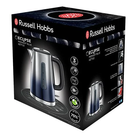 Russell Hobbs 1.7L Eclipse Kettle - Midnight Blue | 25111 - Image 6