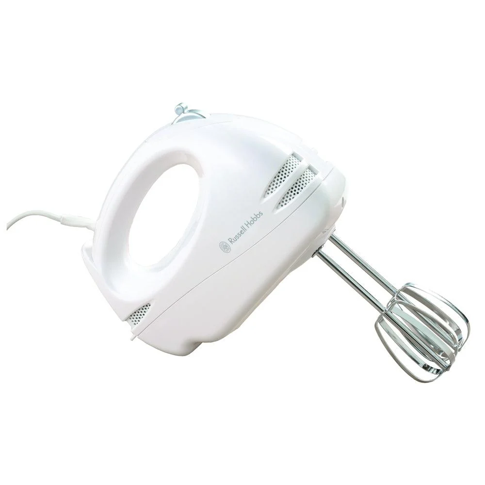 Russell Hobbs Food Collection 125W 6 Speed Hand Mixer - White | 14451 - Image 3
