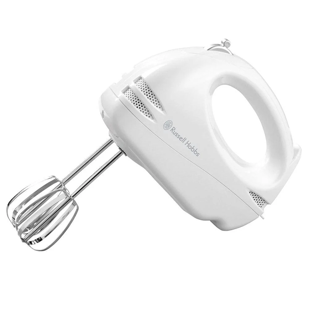 Russell Hobbs Food Collection 125W 6 Speed Hand Mixer - White | 14451 - Image 4