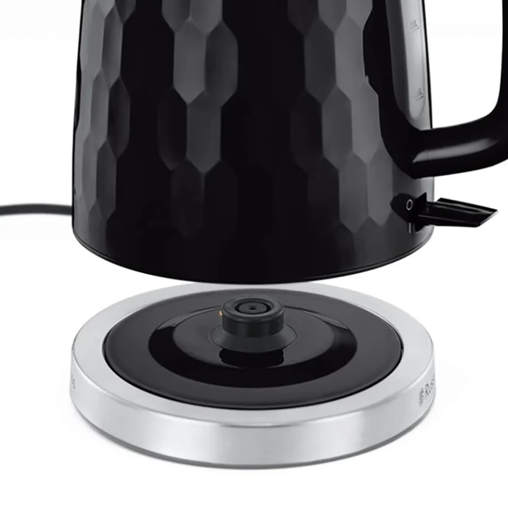 Russell Hobbs Honeycomb 1.7L Kettle - Black | 26051 - Image 3