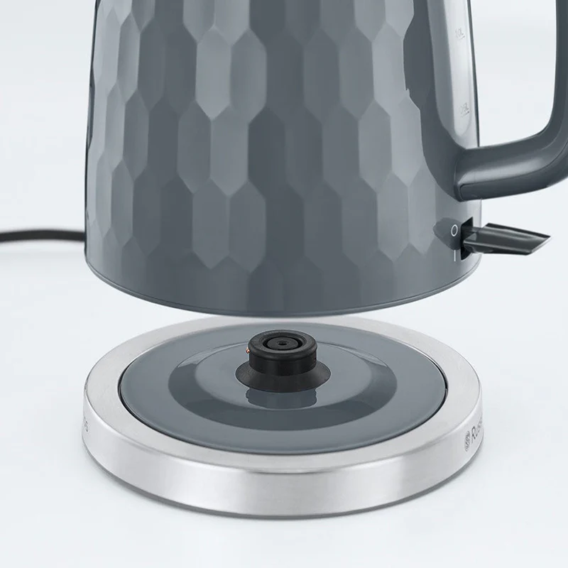 Russell Hobbs Honeycomb 1.7L Kettle - Grey | 26053 - Image 5