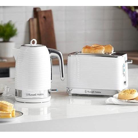 Russell Hobbs Inspire 2 Slice Toaster - White | 24370 - Image 4