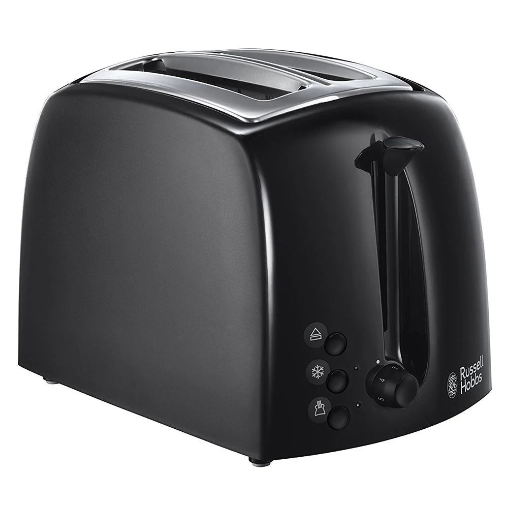 Russell Hobbs Textures 850W 2 Slice Toaster - Black | 21641 - Image 5