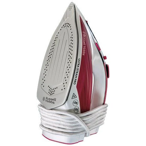 Russell Hobbs Ultra Steam Pro Iron - White & Red | 23990 - Image 2