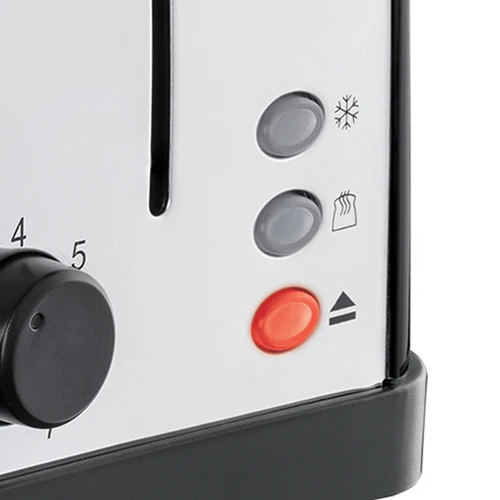 RussellHobbs Stainless Steel 4 Slice Toaster - Black | 28360 - Image 4