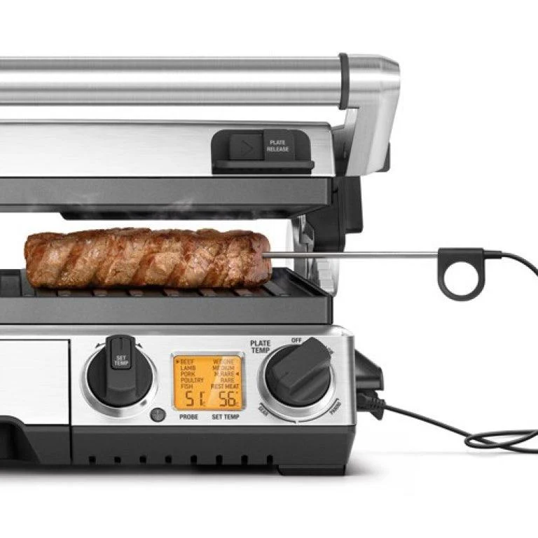 Sage 2400W Cast Aluminium Non-stick Smart Grill Pro - Brushed Stainless Steel | BGR840BSS - Image 7
