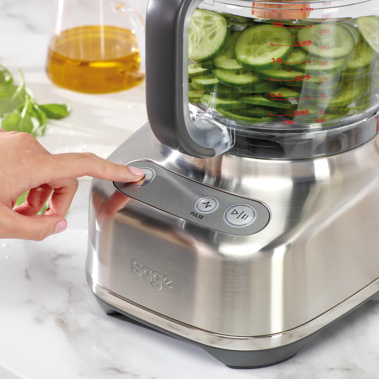 Sage Paradice 9 Food Processors - Brushed Stainless Steel | SFP638BSS2GUK1 - Image 3