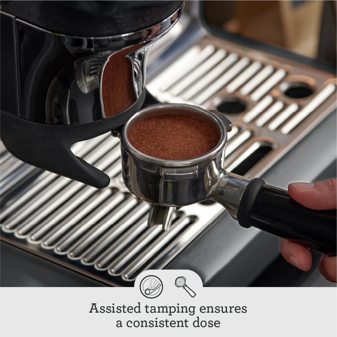 Sage The Barista Express Impress 1850W Espresso Coffee Machine - Black Stainless Steel | SES876BST4GUK1 - Image 4
