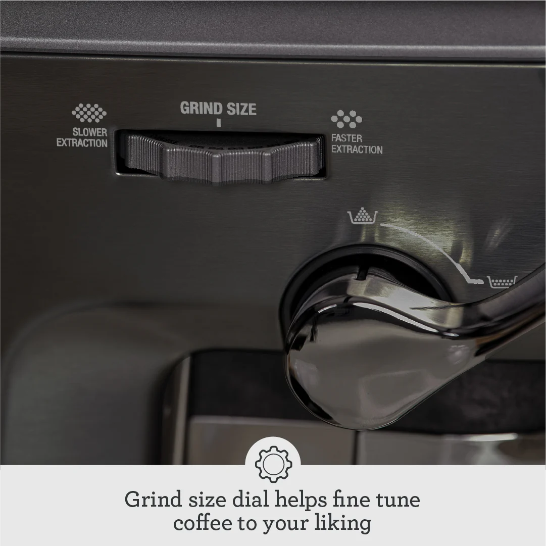Sage The Barista Express Impress 1850W Espresso Coffee Machine - Black Stainless Steel | SES876BST4GUK1 - Image 8