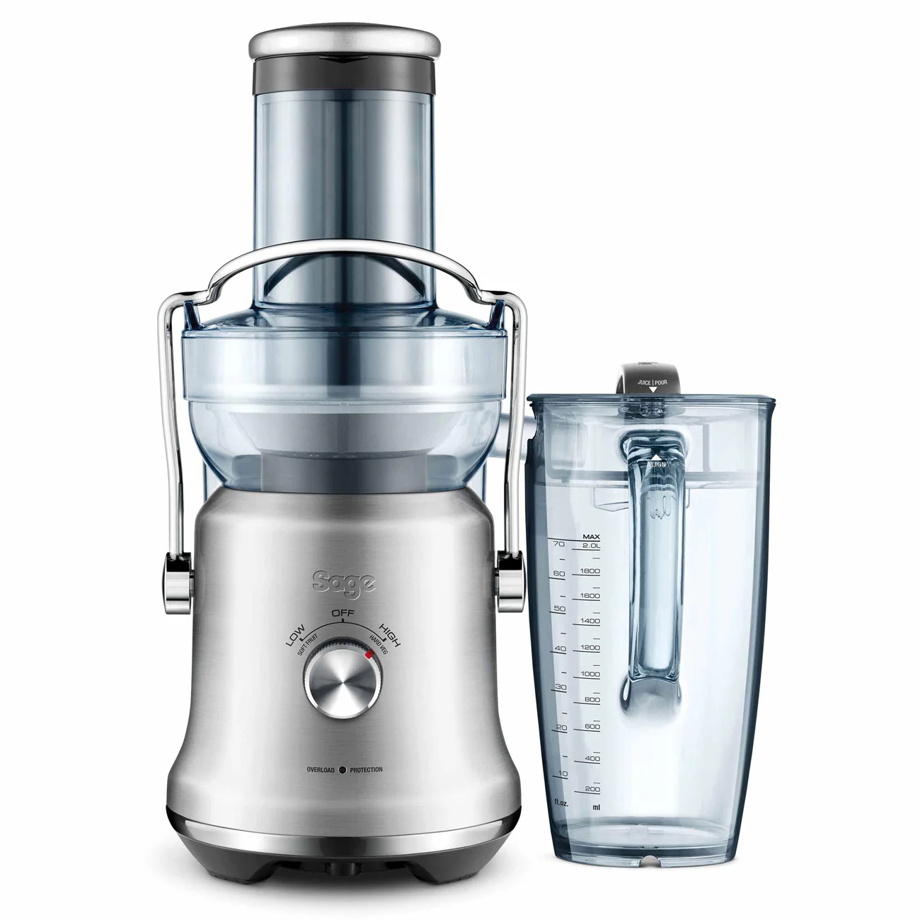 Sage The Nutri Juicer Cold Plus Juicer - Brushed Stainless Steel | SJE530BSS4GUK1