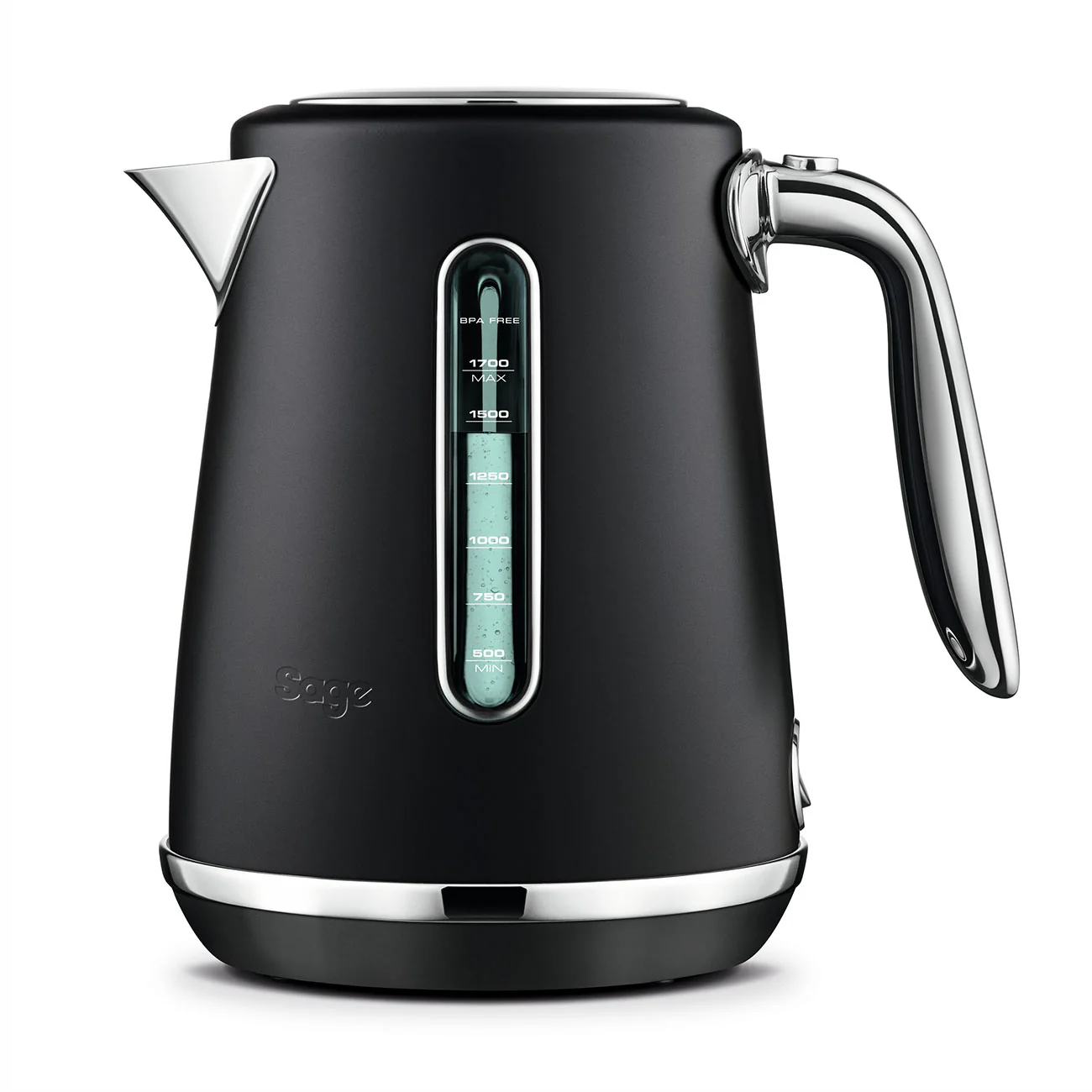 Sage The Soft Top Luxe 1.7L 2400W Kettle - Black Truffle | SKE735BTR4GUK1