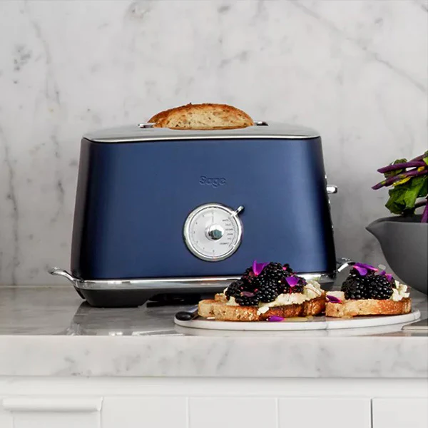 Sage The Toast Select Luxe 2 Slice Toaster - Damson Blue | STA735DBL4GEU1 - Image 3