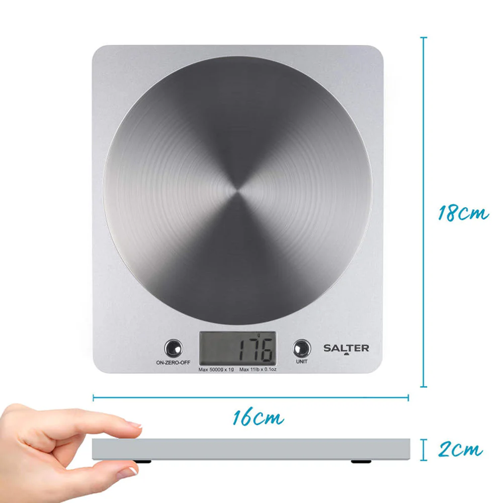 Salter Disc Digital Kitchen Scale - White | 1036 WHSSDR - Image 3