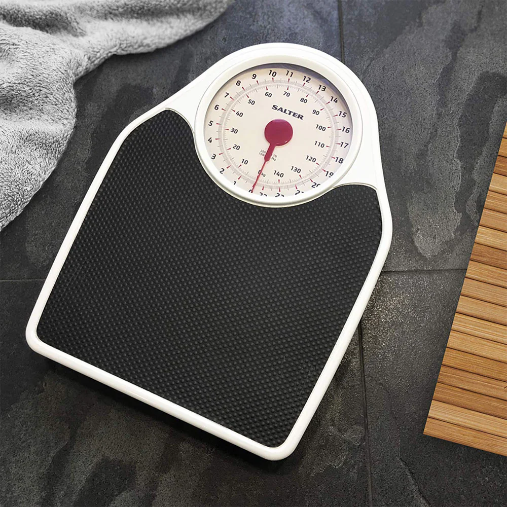 Salter Doctors Style Mechanical Bathroom Scale - White | 145BKDR - Image 4