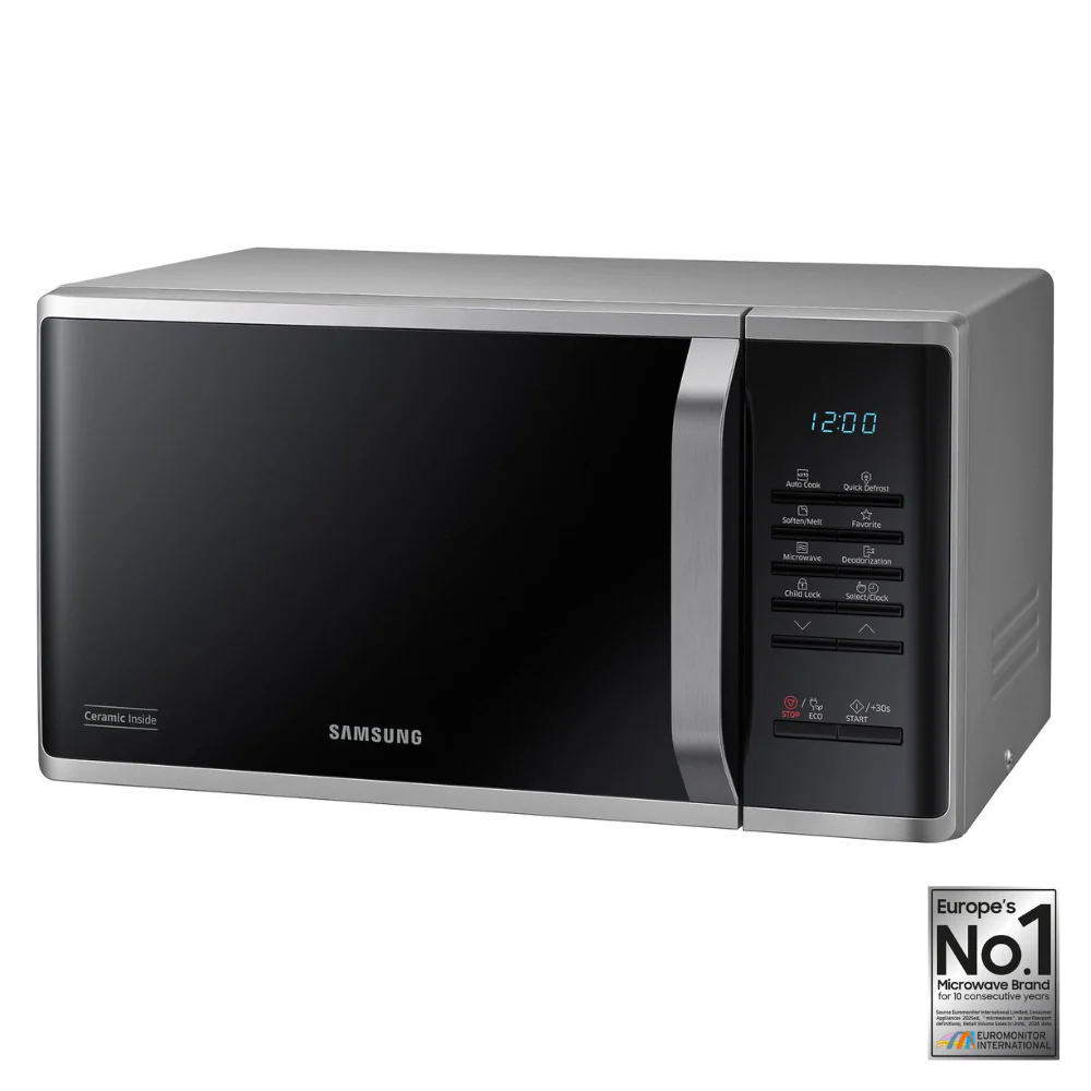 Samsung 23L Freestanding Microwave - Silver | MS23K3523AS/EU - Image 2