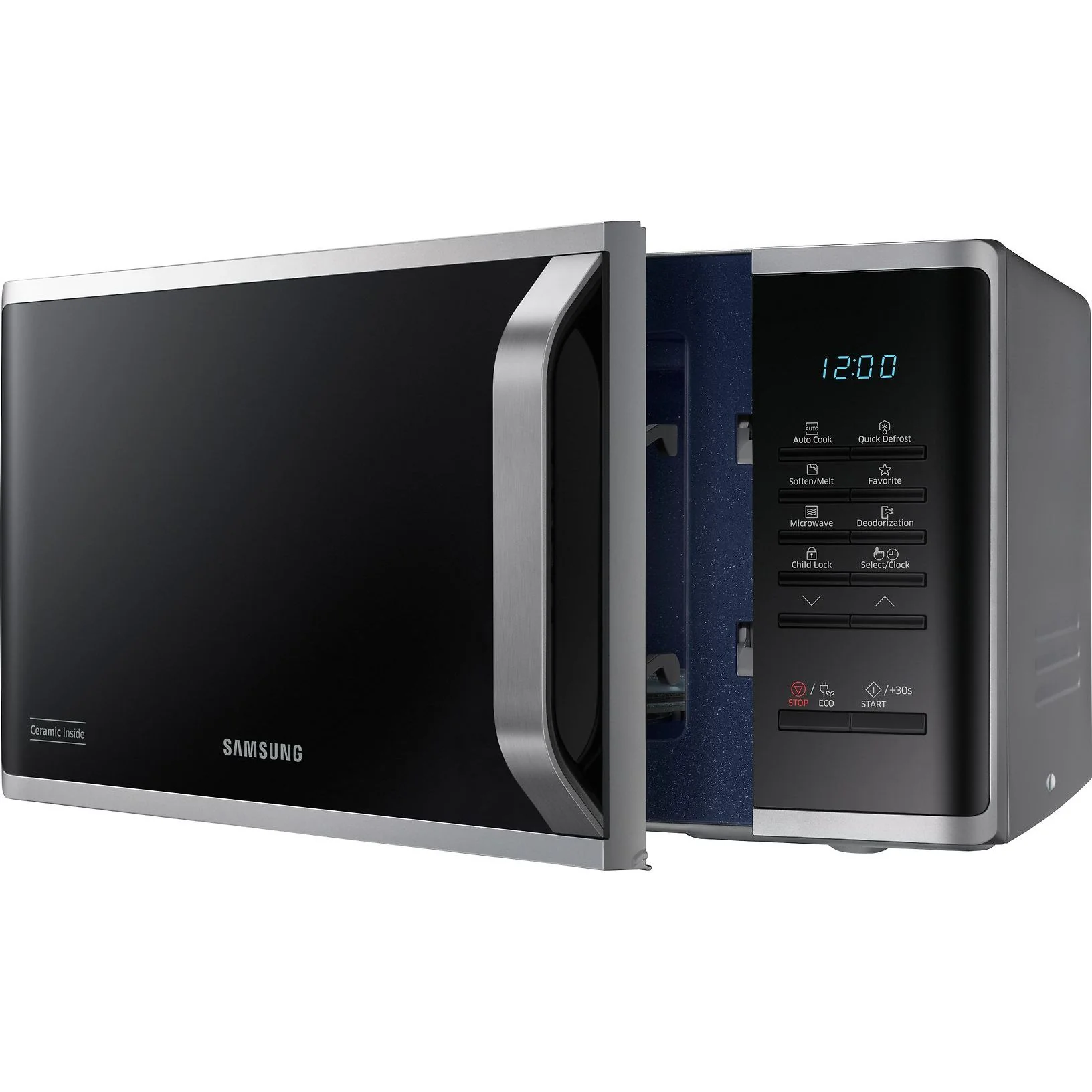 Samsung 23L Freestanding Microwave - Silver | MS23K3523AS/EU - Image 4