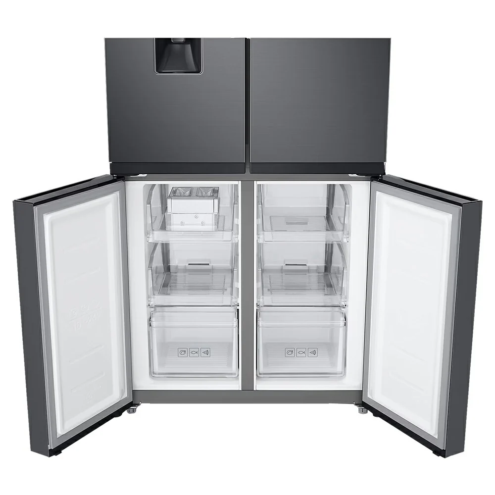 Samsung 488L Freestanding French Door Fridge Freezer - Gentle Black Matt | RF48A401EB4/EU - Image 6