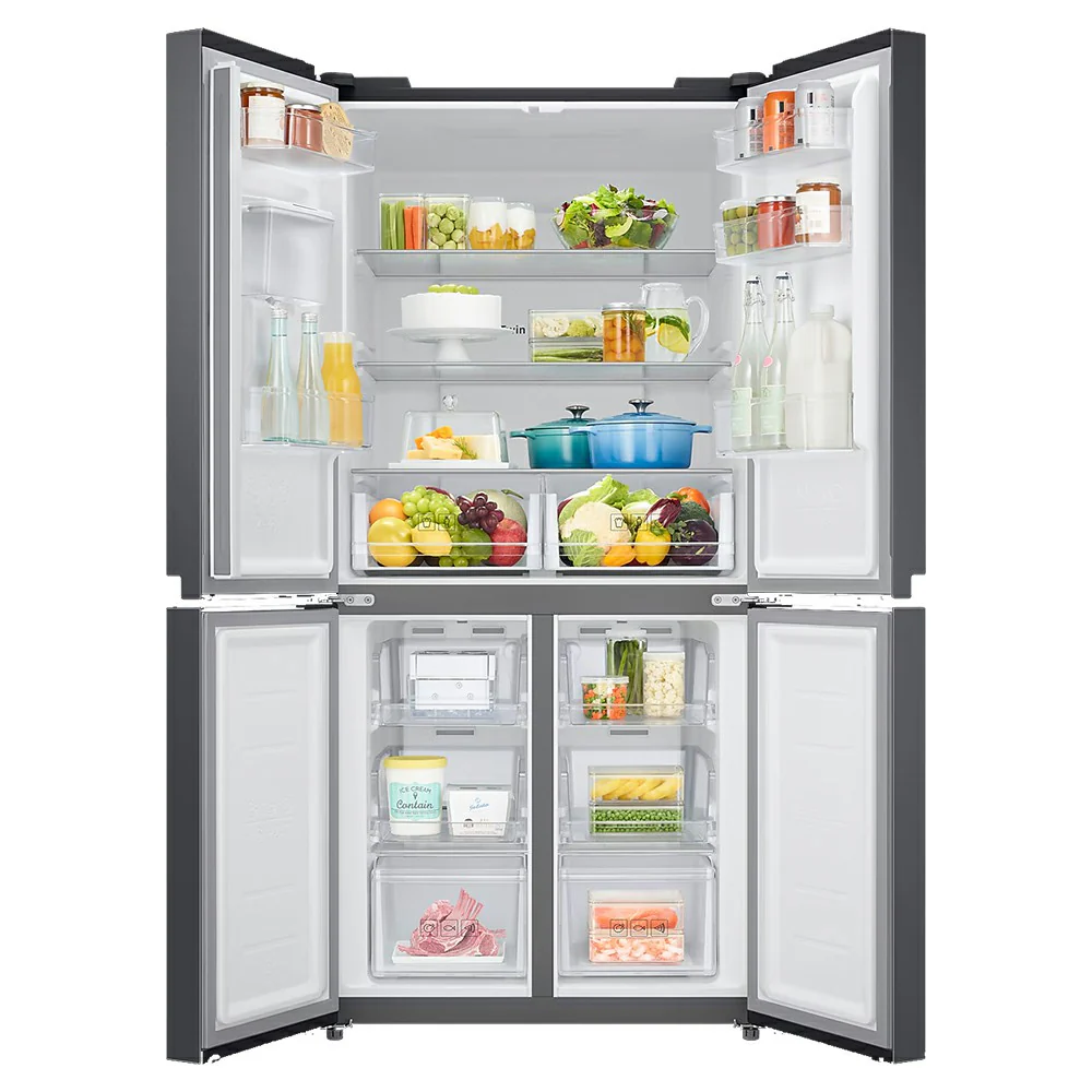 Samsung 488L Freestanding French Door Fridge Freezer - Gentle Black Matt | RF48A401EB4/EU - Image 9