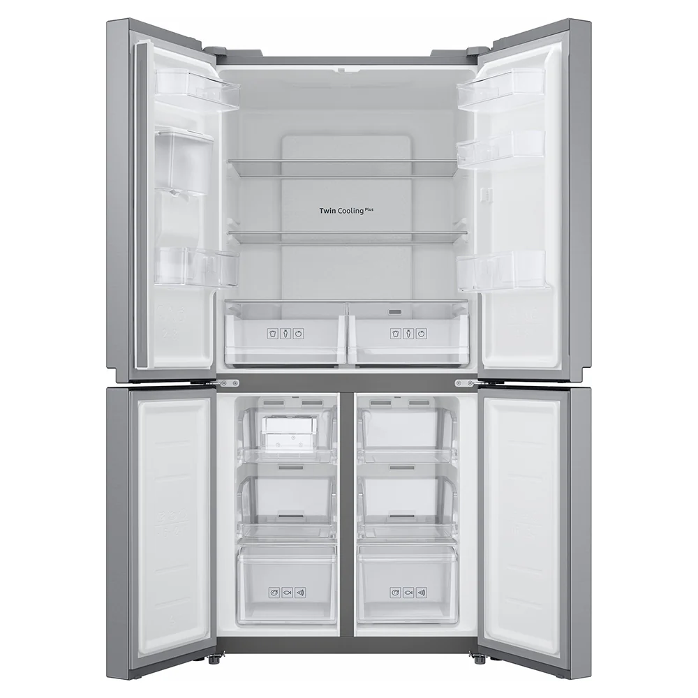 Samsung 488L Freestanding French Door Fridge Freezer - Gentle Silver Matt | RF48A401EM9/EU - Image 4
