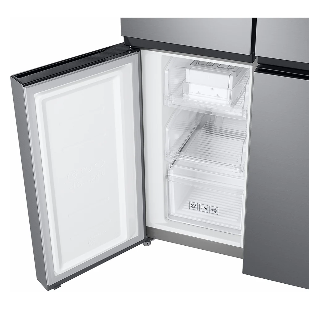Samsung 488L Freestanding French Door Fridge Freezer - Gentle Silver Matt | RF48A401EM9/EU - Image 6