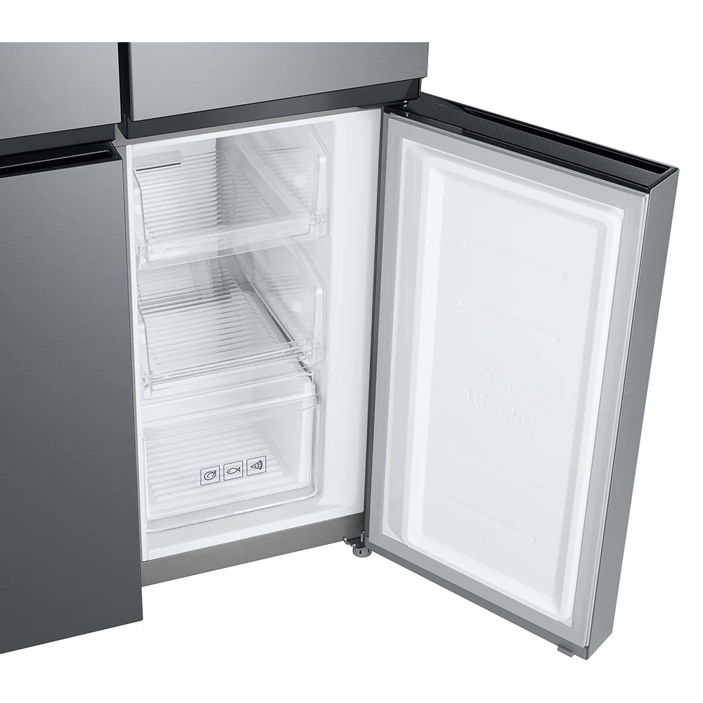 Samsung 488L Freestanding French Door Fridge Freezer - Gentle Silver Matt | RF48A401EM9/EU - Image 7