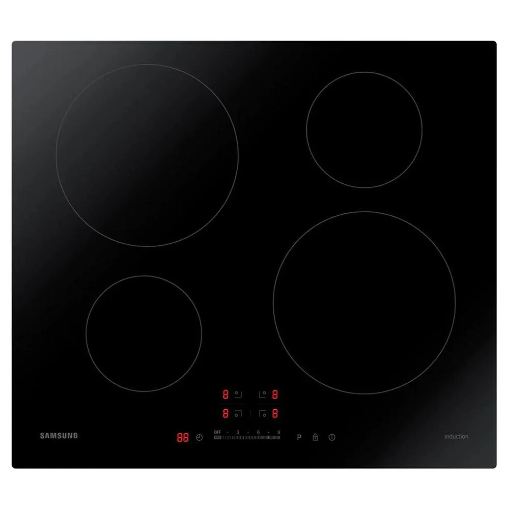 Samsung 60CM 4 Zone Induction Hob - Black | NZ64H37070K