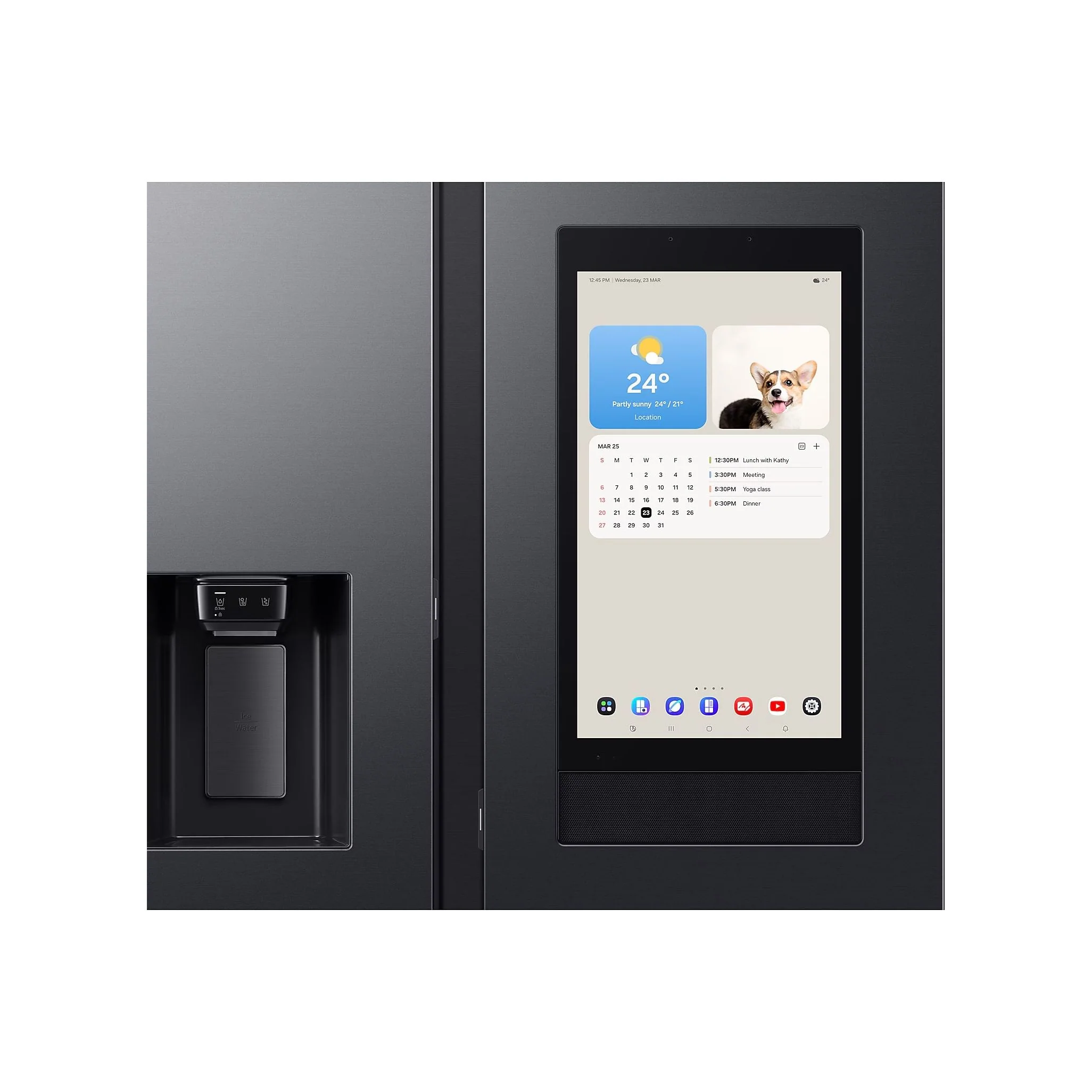 Samsung 614L American Freestanding American Fridge Freezer - Black DOI | RS90F66BEFEU - Image 4
