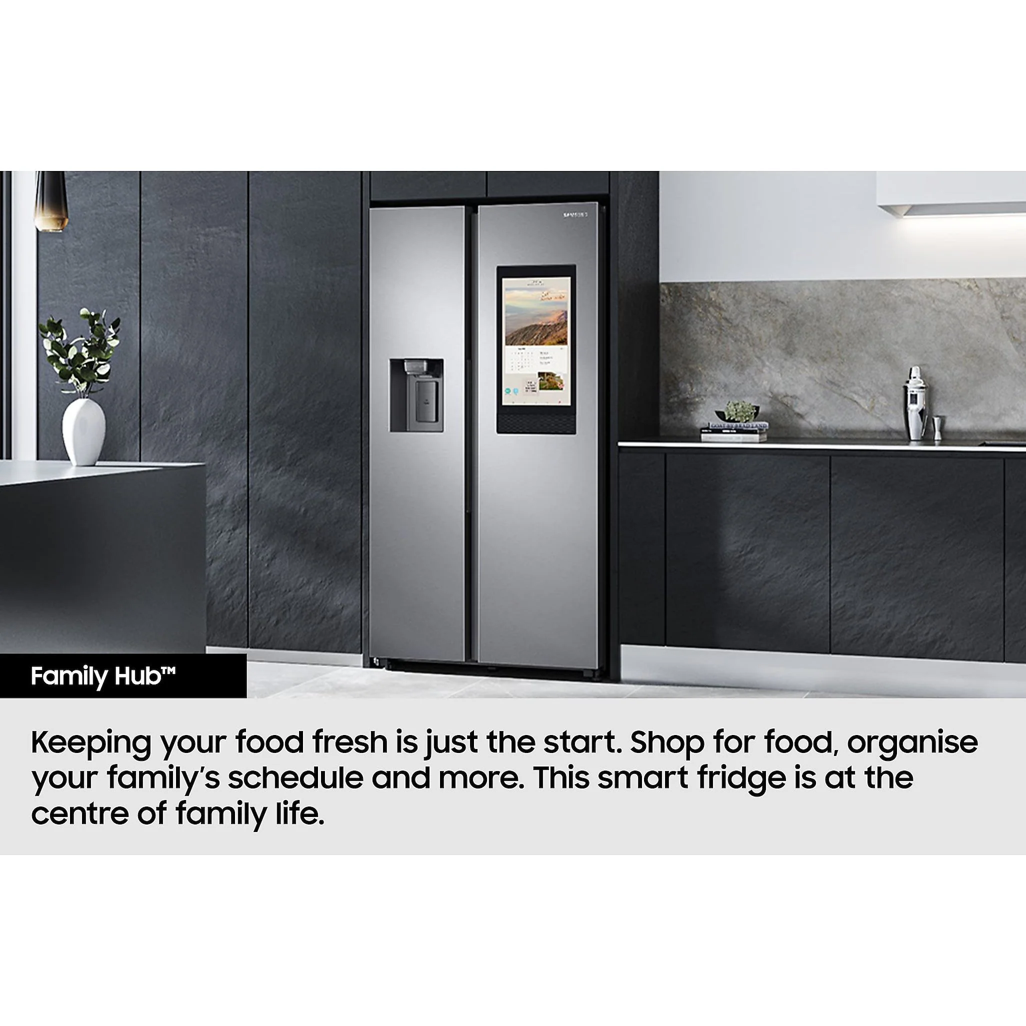 Samsung 614L American Freestanding American Fridge Freezer - Black DOI | RS90F66BEFEU - Image 6