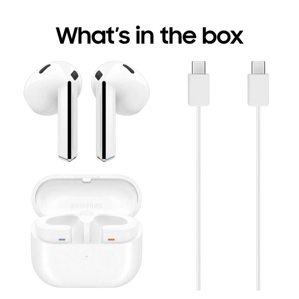 Samsung Galaxy Buds3 In-Ear Ture Wireless Earbuds - White | SM-R530NZWAEUA - Image 6