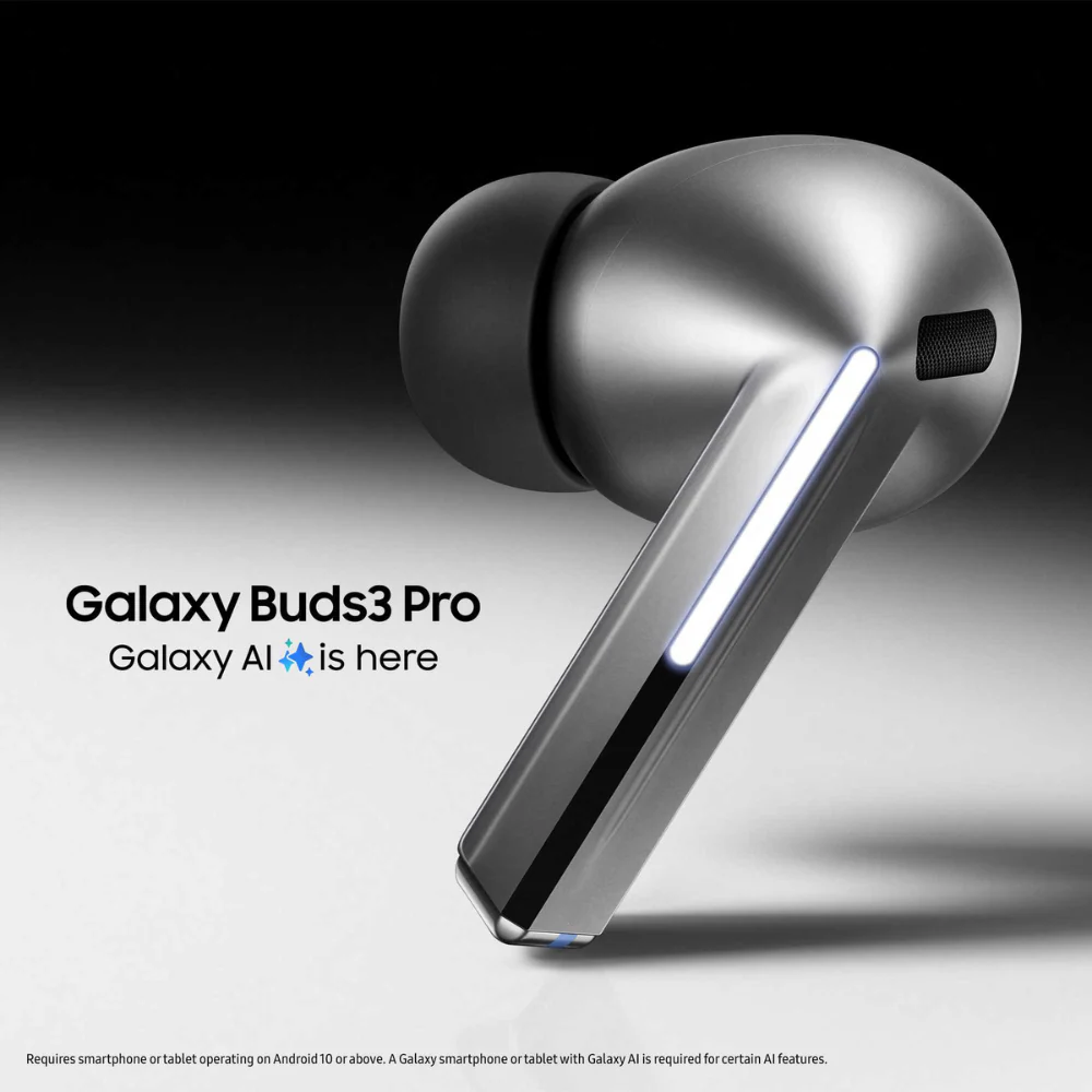 Samsung Galaxy Buds3 Pro In-Ear True Wireless Earbuds - Silver | SM-R630NZAAEUA - Image 7