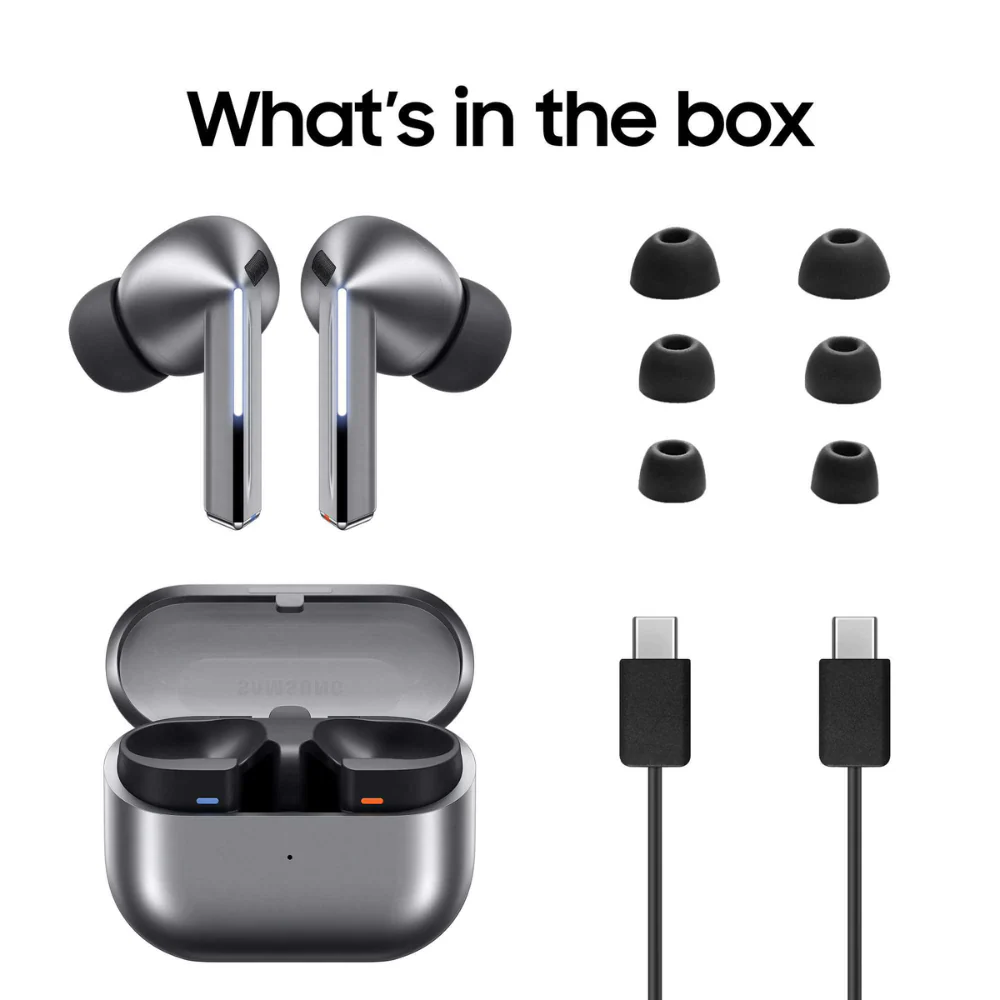 Samsung Galaxy Buds3 Pro In-Ear True Wireless Earbuds - Silver | SM-R630NZAAEUA - Image 9