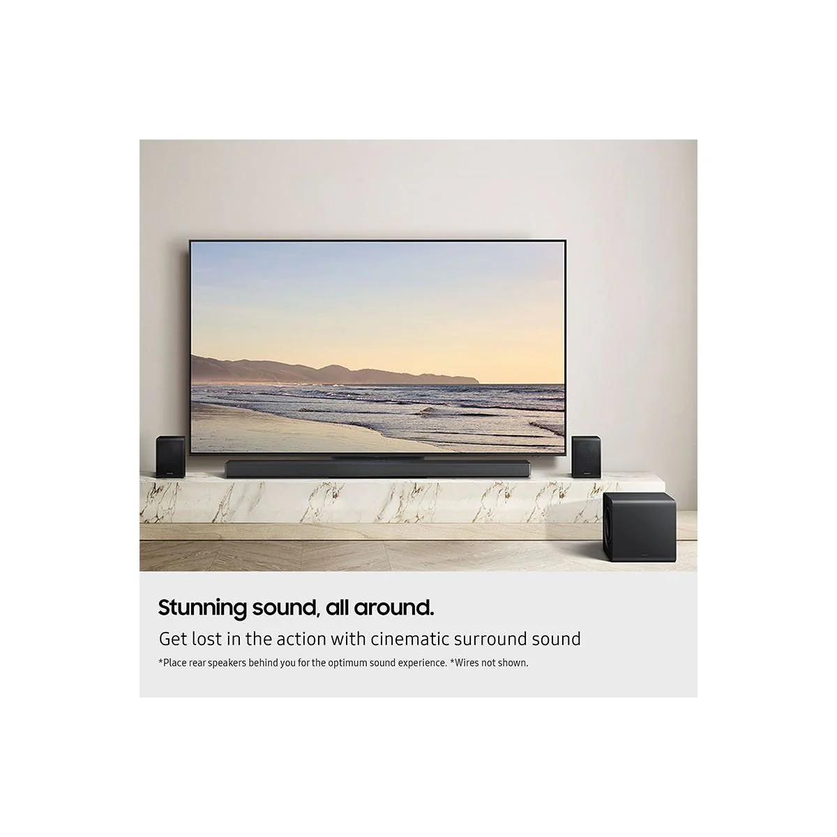 Samsung Q-Series 5.1CH Soundbar with Subwoofer - Titan Black | HW-QS750F/XU - Image 6