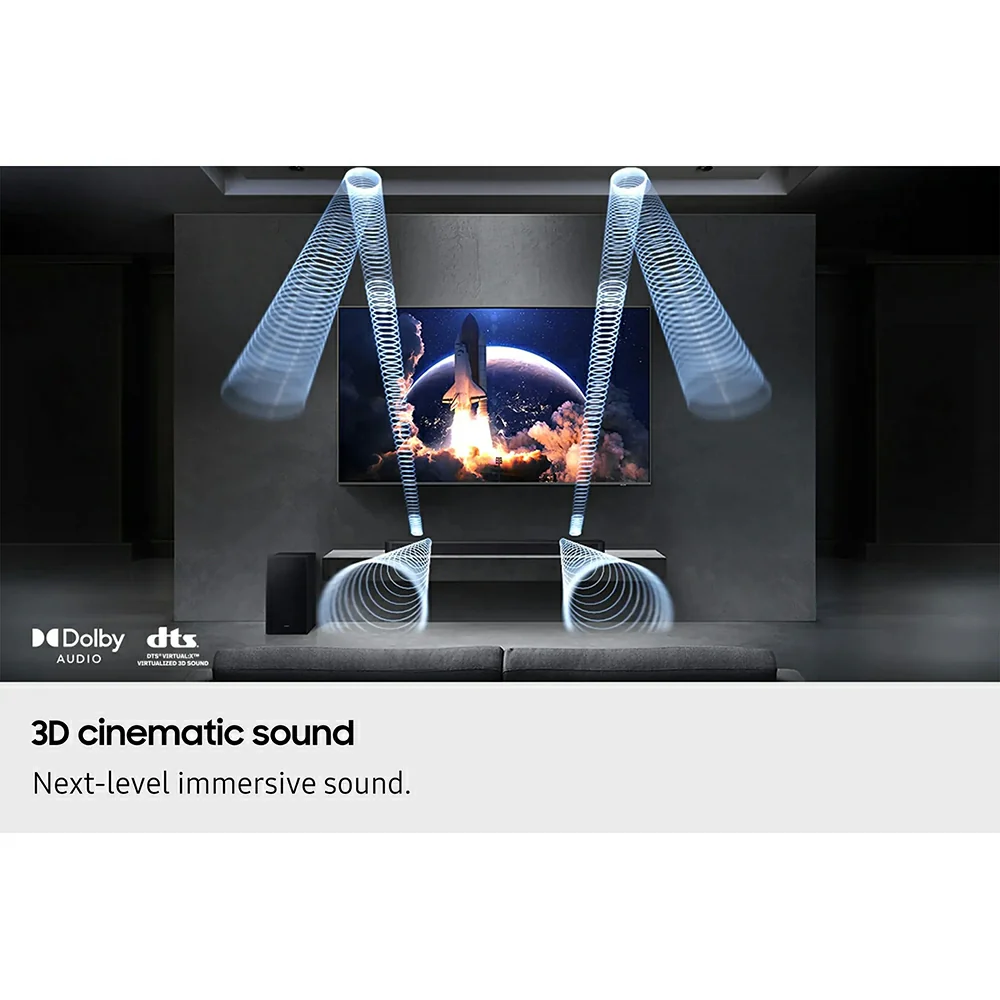 Samsung Q600F Q-Series 3.1.2CH Soundbar with Subwoofer - Titan Black | HW-Q600F/XU - Image 10