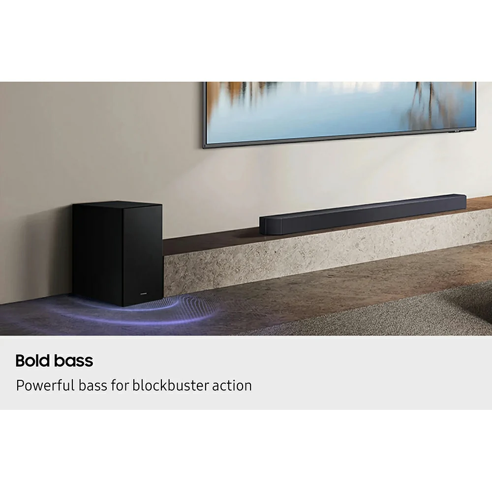 Samsung Q600F Q-Series 3.1.2CH Soundbar with Subwoofer - Titan Black | HW-Q600F/XU - Image 5