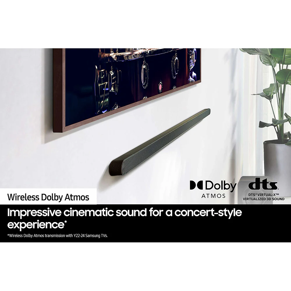 Samsung S800D Ultra Slim 3.1.2CH Lifestyle Soundbar with Subwoofer - Titan Black | HW-S800D/XU - Image 10