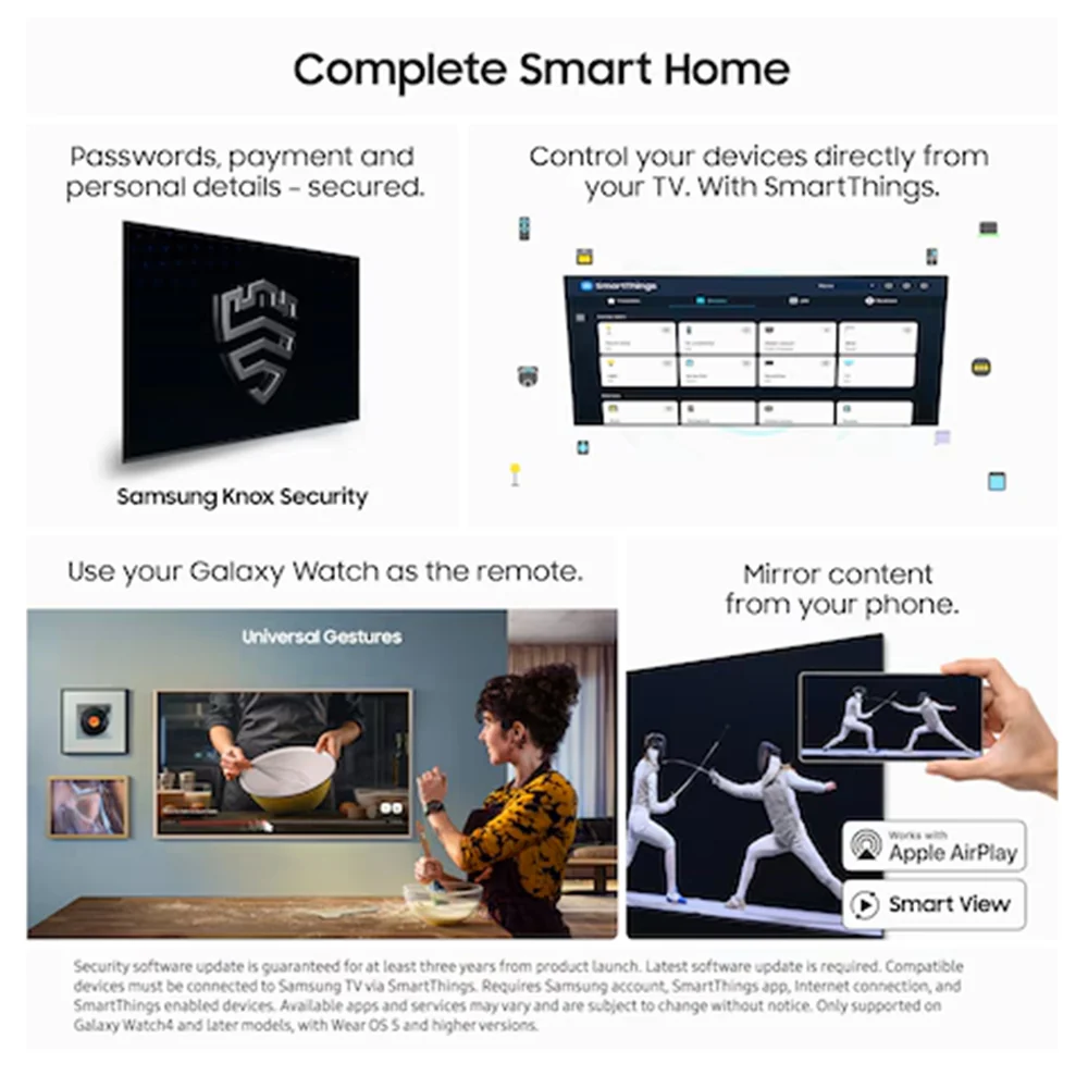 Samsung S90F 42" 4K Smart TV - Graphite Black | QE42S90FAEXXU - Image 7