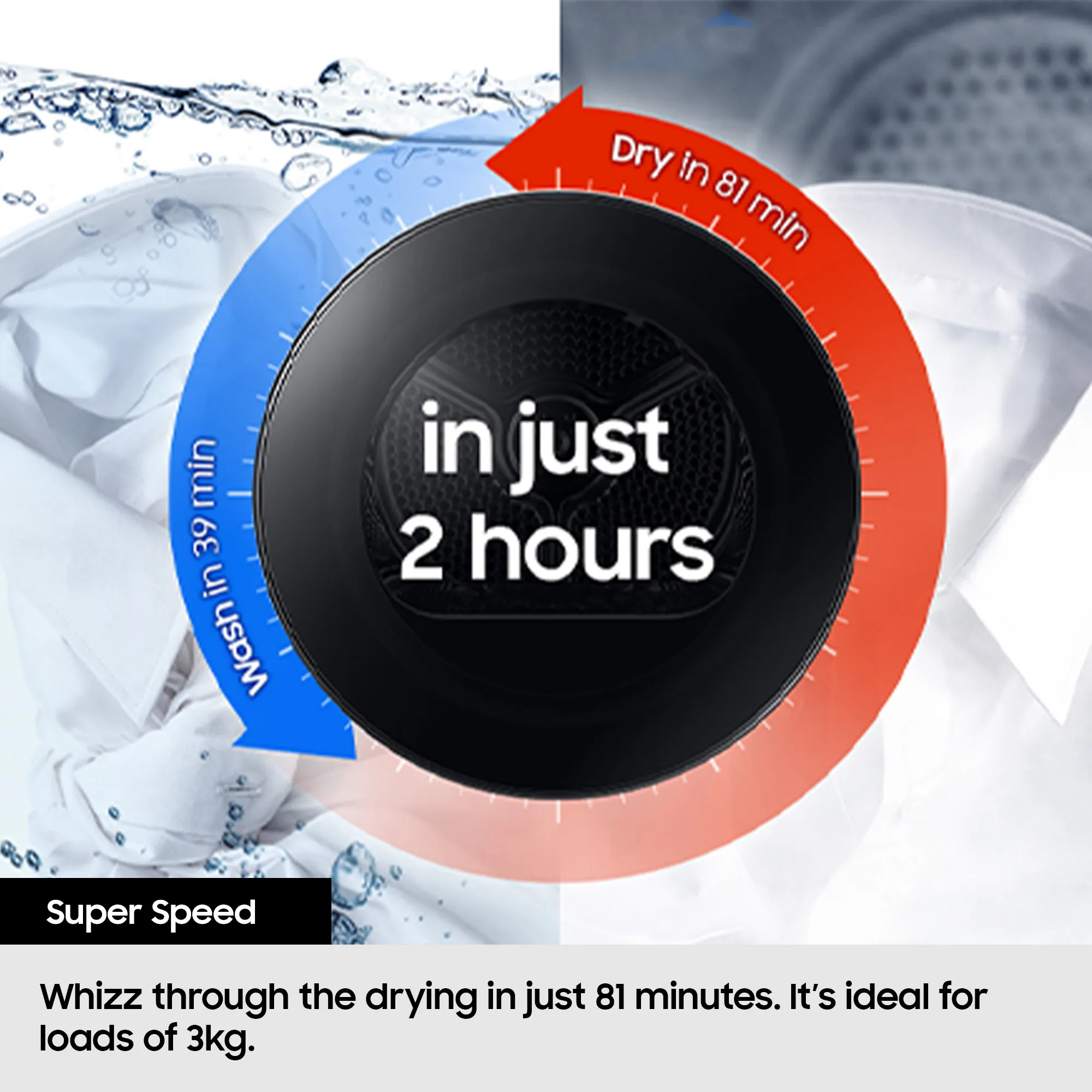 Samsung Series 5 9KG Freestanding Heat Pump Tumble Dryer - White | DV90DG52A0AEEU - Image 5