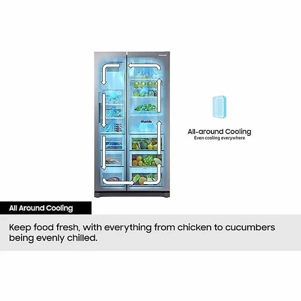 Samsung SpaceMax Bespoke AI Series 640L Freestanding Fridge Freezer - Black Doi | RS70F64KEFEU - Image 4