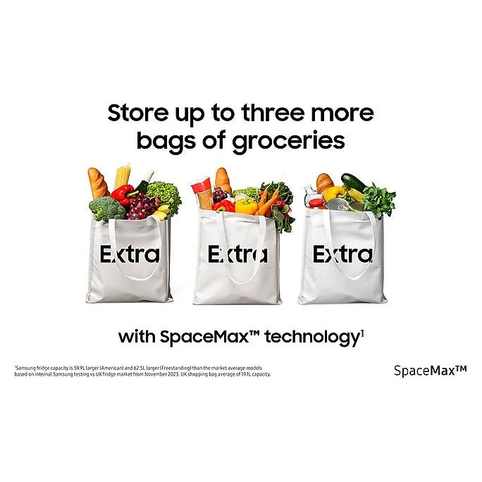 Samsung Series 6 SpaceMax Bespoke AI 659L Freestanding Fridge Freezer - Black Doi | RS70F65QEFEU - Image 11