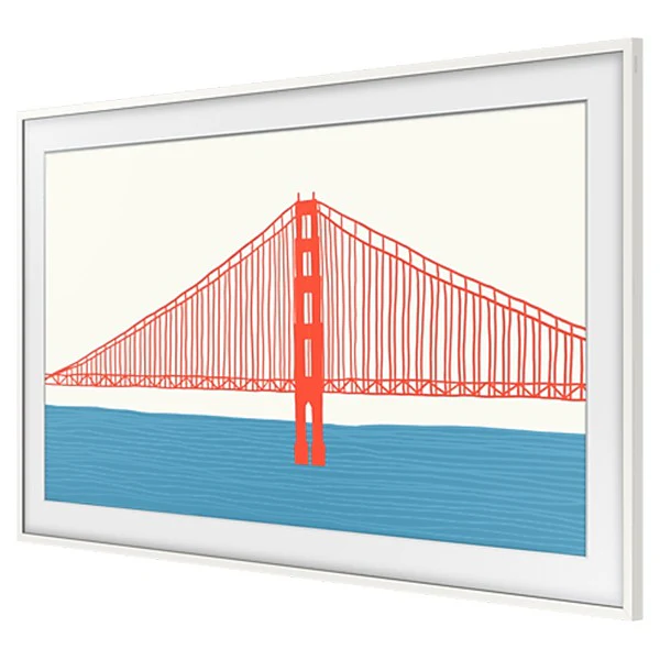 Samsung The Frame 55" Customisable Modern Bezel TV Frame - White | VG-SCFA55WTBXC - Image 2