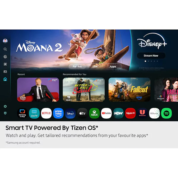 Samsung U7000F 50" 4K Smart TV - Black | UE50U7000FKXXU - Image 4
