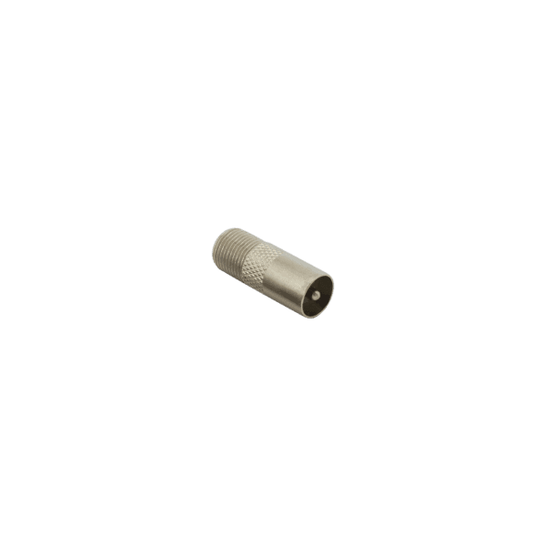 Sbox F Female To RF Male Adapter - Silver | AD.F-RF/R