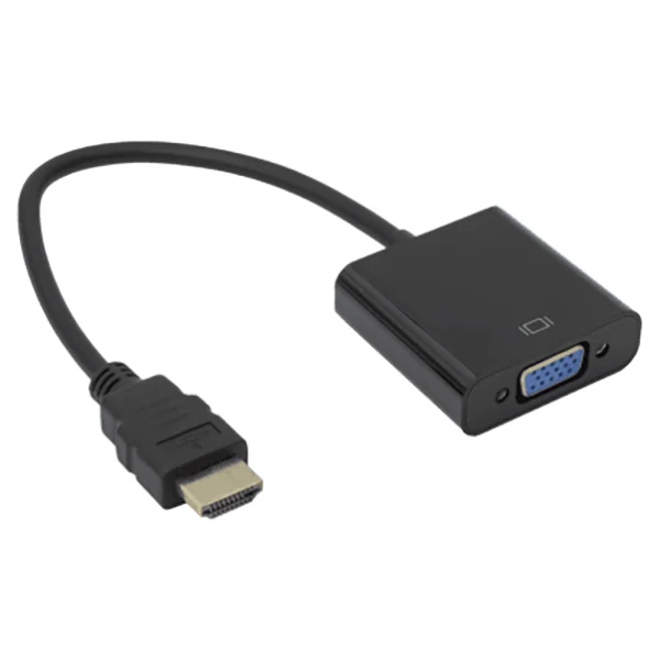 Sbox HDMI M to VGA F Adapter - Black | AD.HDMI-VGAA/R