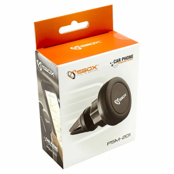 Sbox Magnetic Mobile Phone Holder - Black | PSM-201 - Image 2